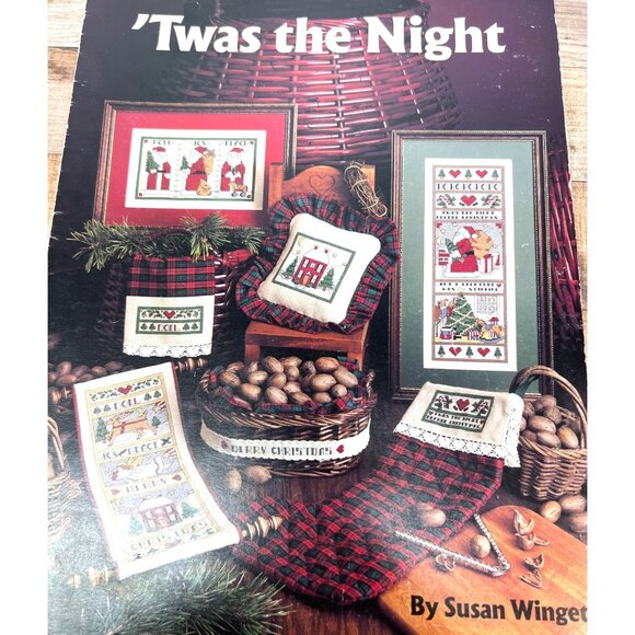 Leisure Arts Twas The Night Cross-Stitch Pattern Booklet - Picture 3 of 4